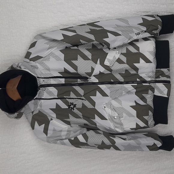 Nikita Hoodie Jacket Reversible Medium Army Green #169 - Picture 5 of 10